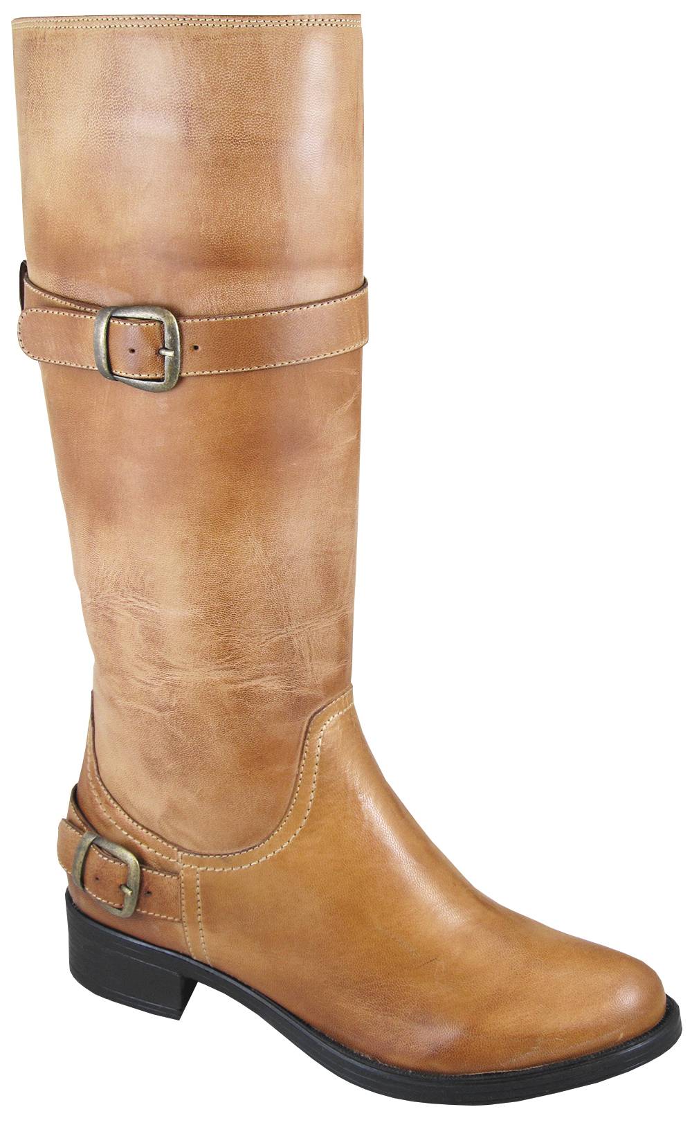 Smoky Mountain Womens Donna Leather Tall Boot -Tan