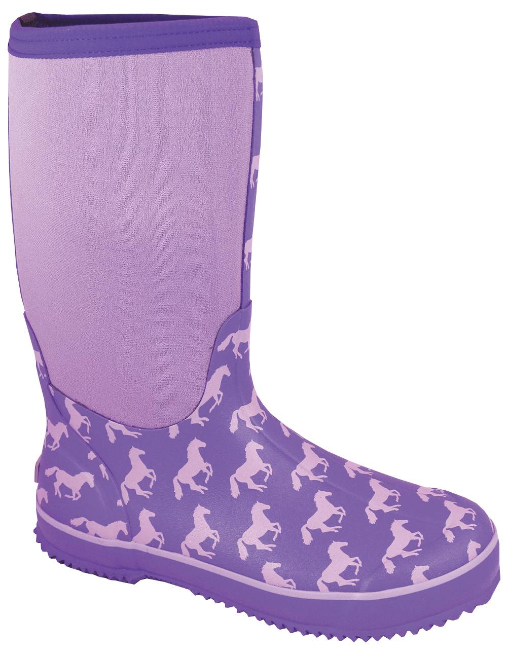 Smoky Mountain Ladies Horses Amphibian Boots - Purple