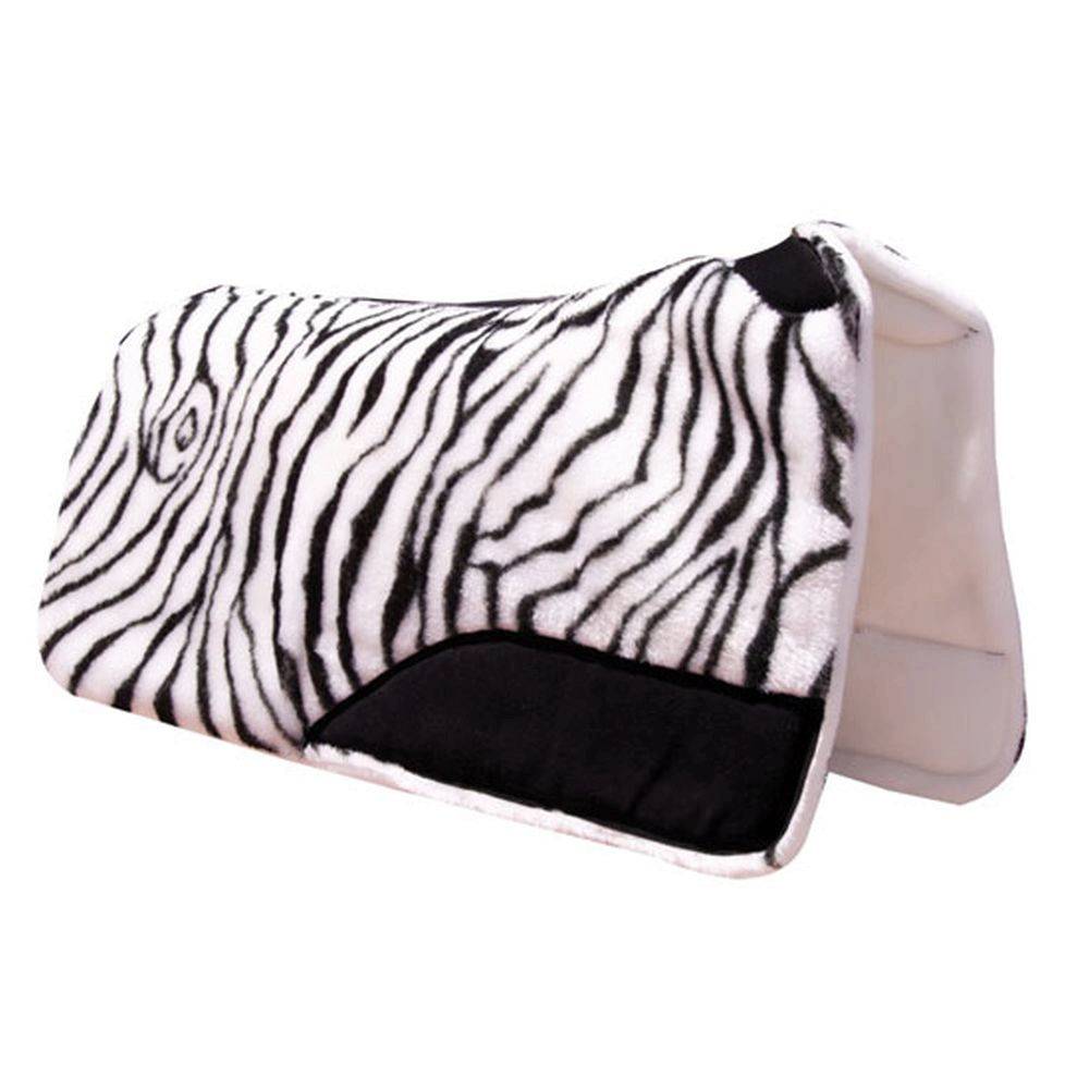 5-813796 Maxtra Foam Contour Fleece Western Pad - Zebra sku 5-813796