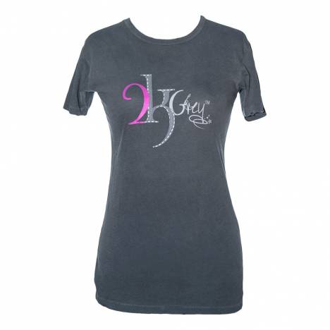 2kGrey Ladies Grey Logo Tee Shirt