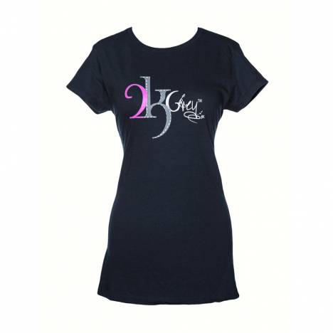 2kGrey Ladies Grey Logo Tee Shirt