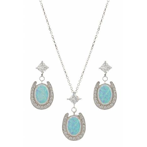 Montana Silversmiths River Lights Pond of Luck in the Evening Sky Jewelry Set