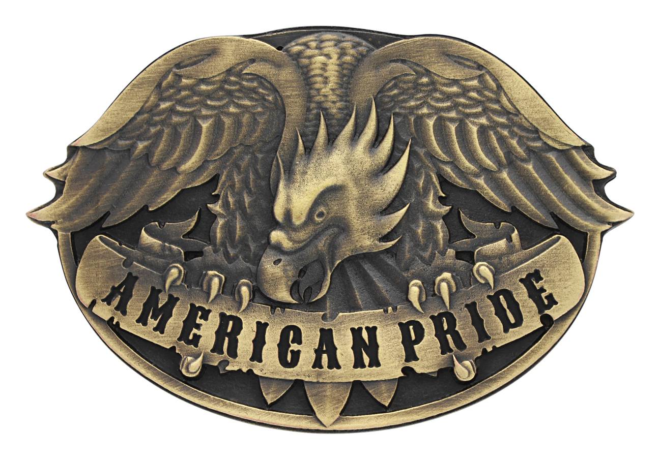 Montana Silversmiths Heritage Defending Eagle Attitude Buckle