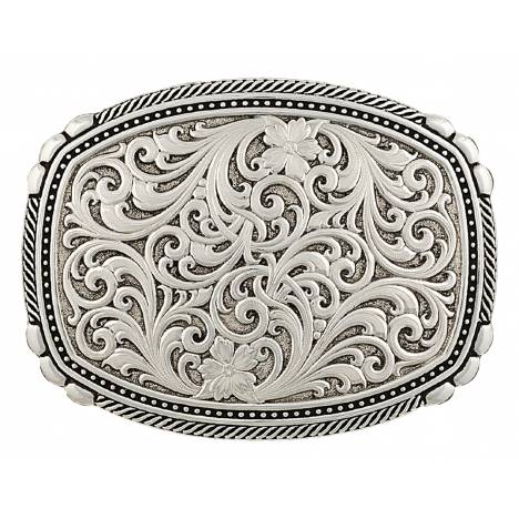 Montana Silversmiths Antiqued Medium Two-Tone Framed Buckle