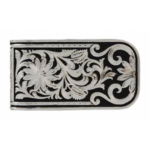 Montana Silversmiths LeatherCut Bitterroot Money Clip
