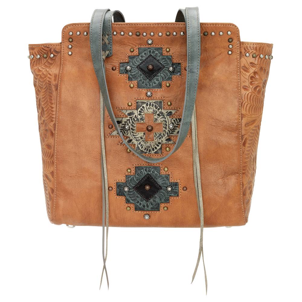 American West Navajo Soul Zip Top Tote