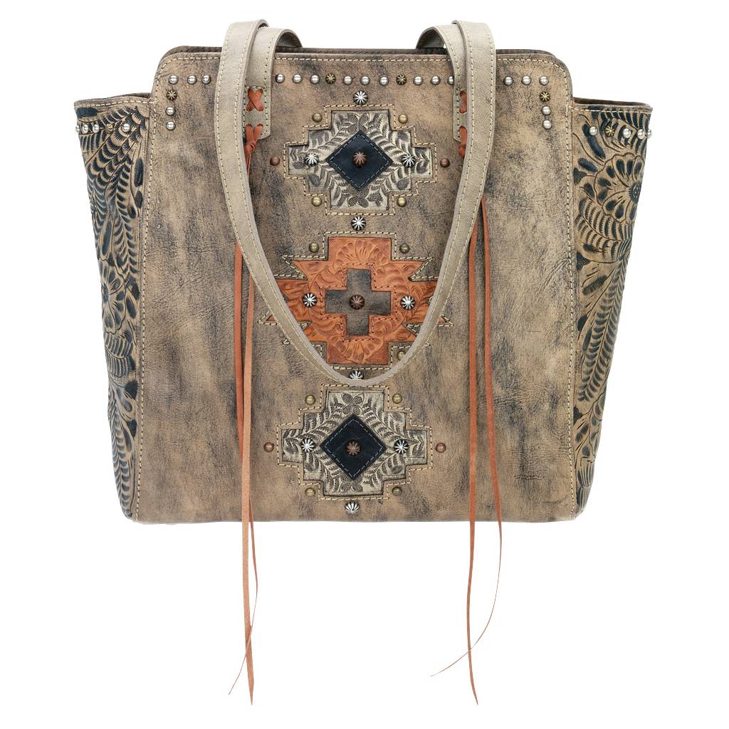 American West Navajo Soul Zip Top Tote