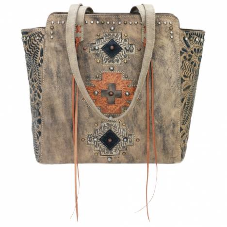 American West Navajo Soul Zip Top Tote