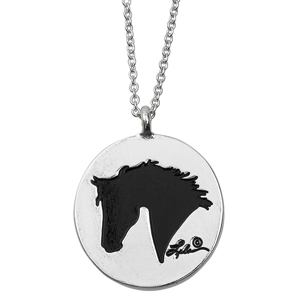 Ladies Lila Live, Laugh ,Love, Ride Necklace