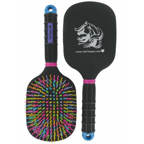 Tail Tamer Rainbow Paddle Brush