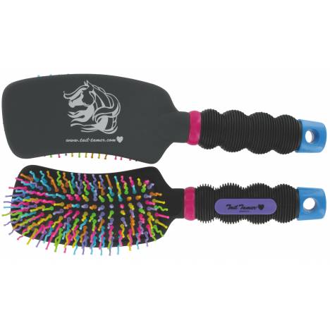 Tail Tamer Curved Handle Rainbow Brush