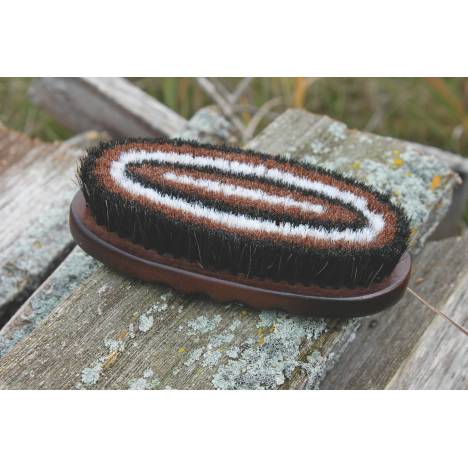 Tail Tamer Wood Series Small Oval Horse Hair Brush