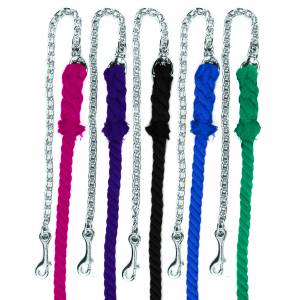 Equi-Essentials 3-Ply Cotton Lead with Chrome Plated Chain and Snap