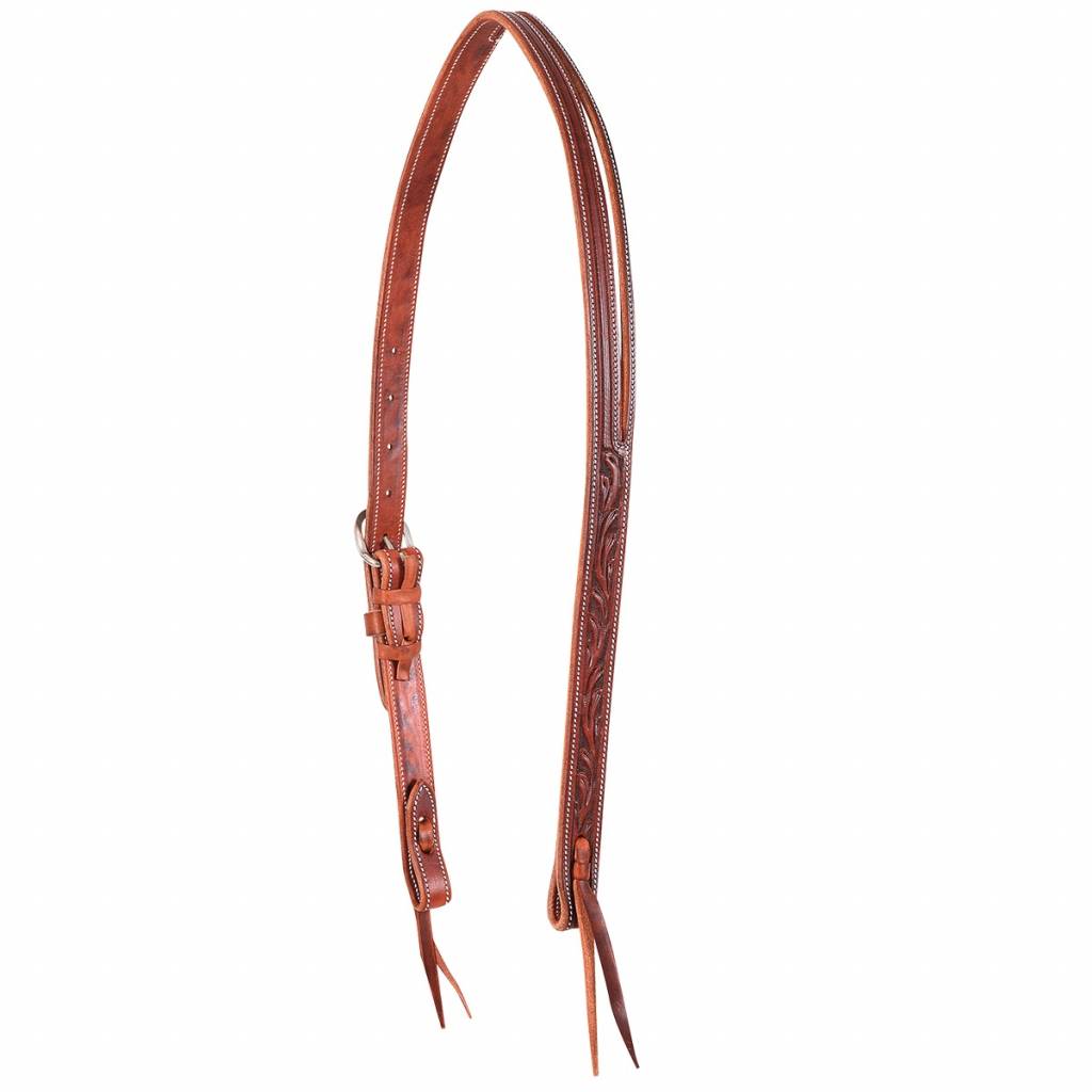 Martin Ranahan Split Ear Floral Headstall- 1"