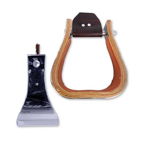 Martin Monel Metal Bound Wood Stirrups- 4"