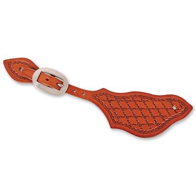 Martin Rancher Spur Strap - Flower Tooled