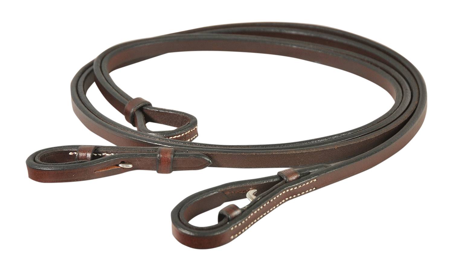Treadstone Richtan Plus Plain Leather Reins with Hooks - 3/8