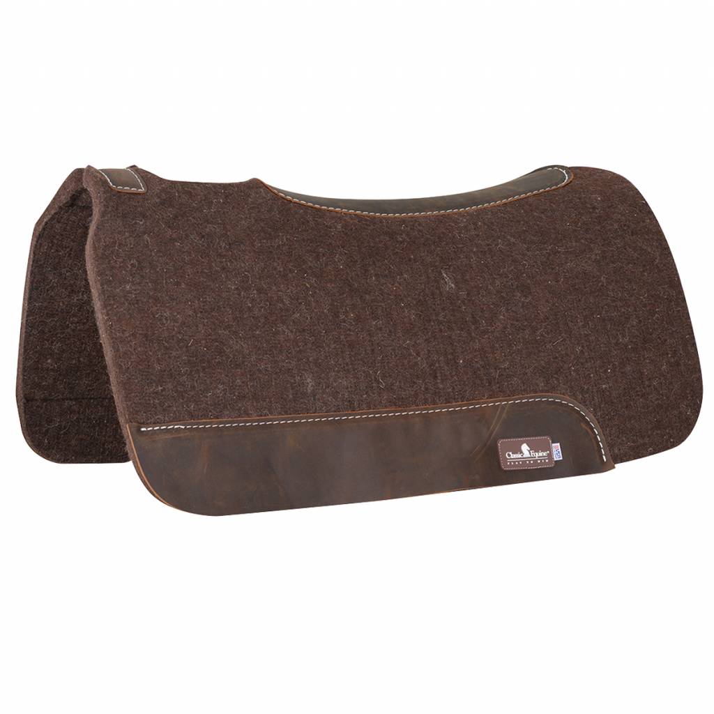 Classic Equine Alpaca Felt Contoured Western Pad