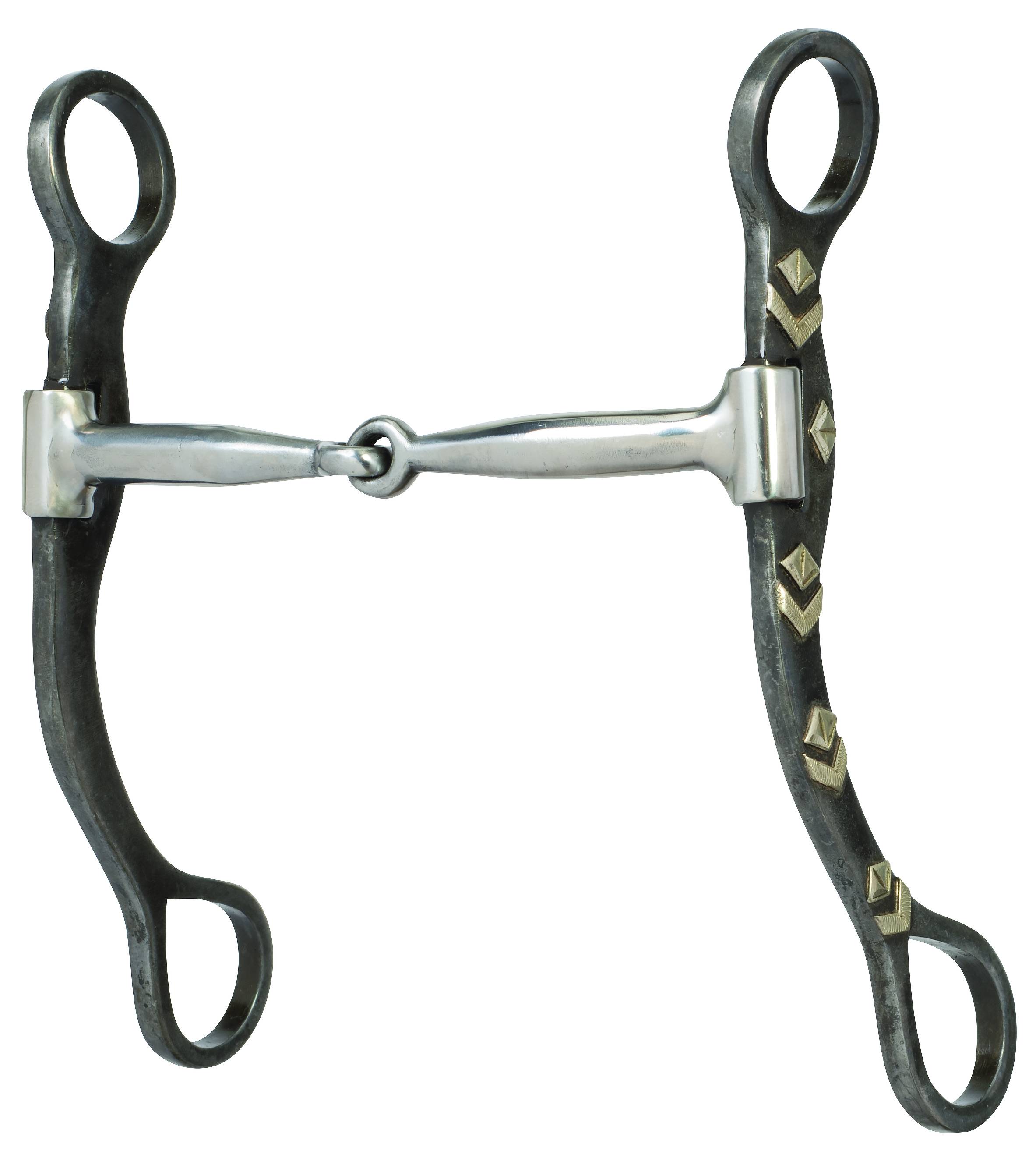 Weaver Professional Shank Bit with  Sweet Iron Snaffle Mouth