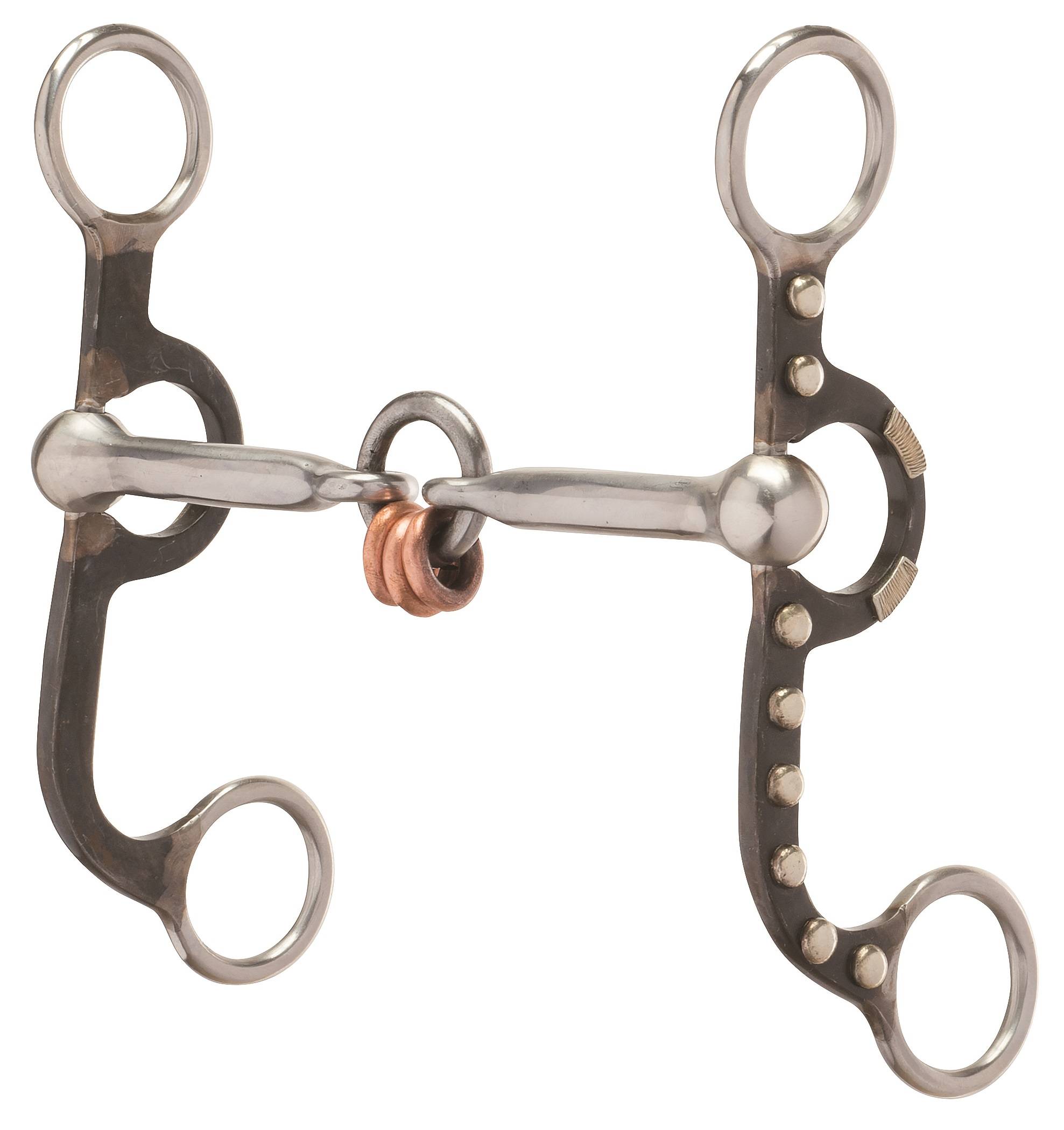 Weaver Pro Argentine Bit with  Sweet Iron 3-Piece Lifesaver Mouth with  Copper Rings