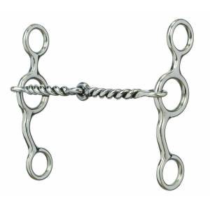 Weaver All Purpose Bit with  Sweet Iron Twisted Wire Snaffle Mouth