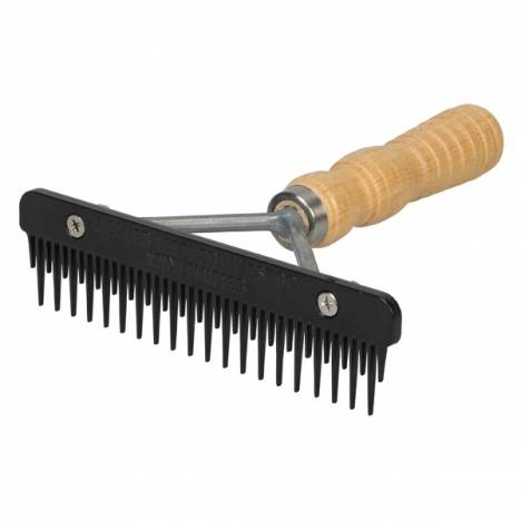 Weaver Livestock Mini Fluffer Comb with Wood Handle