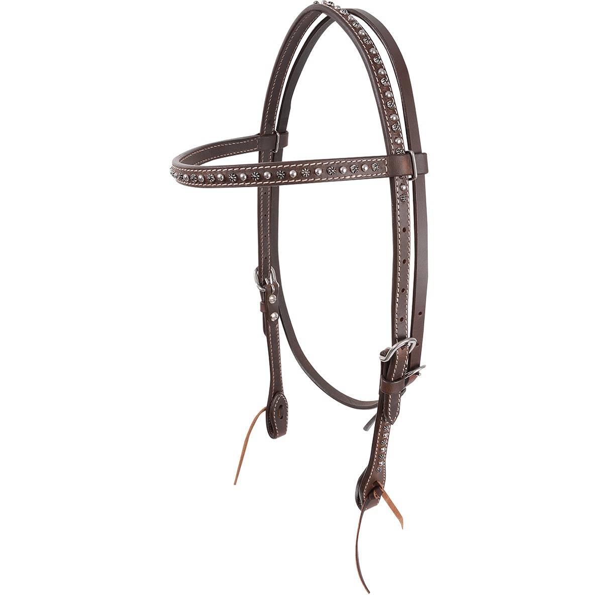 Cashel Antique Silver Dots Browband Headstall
