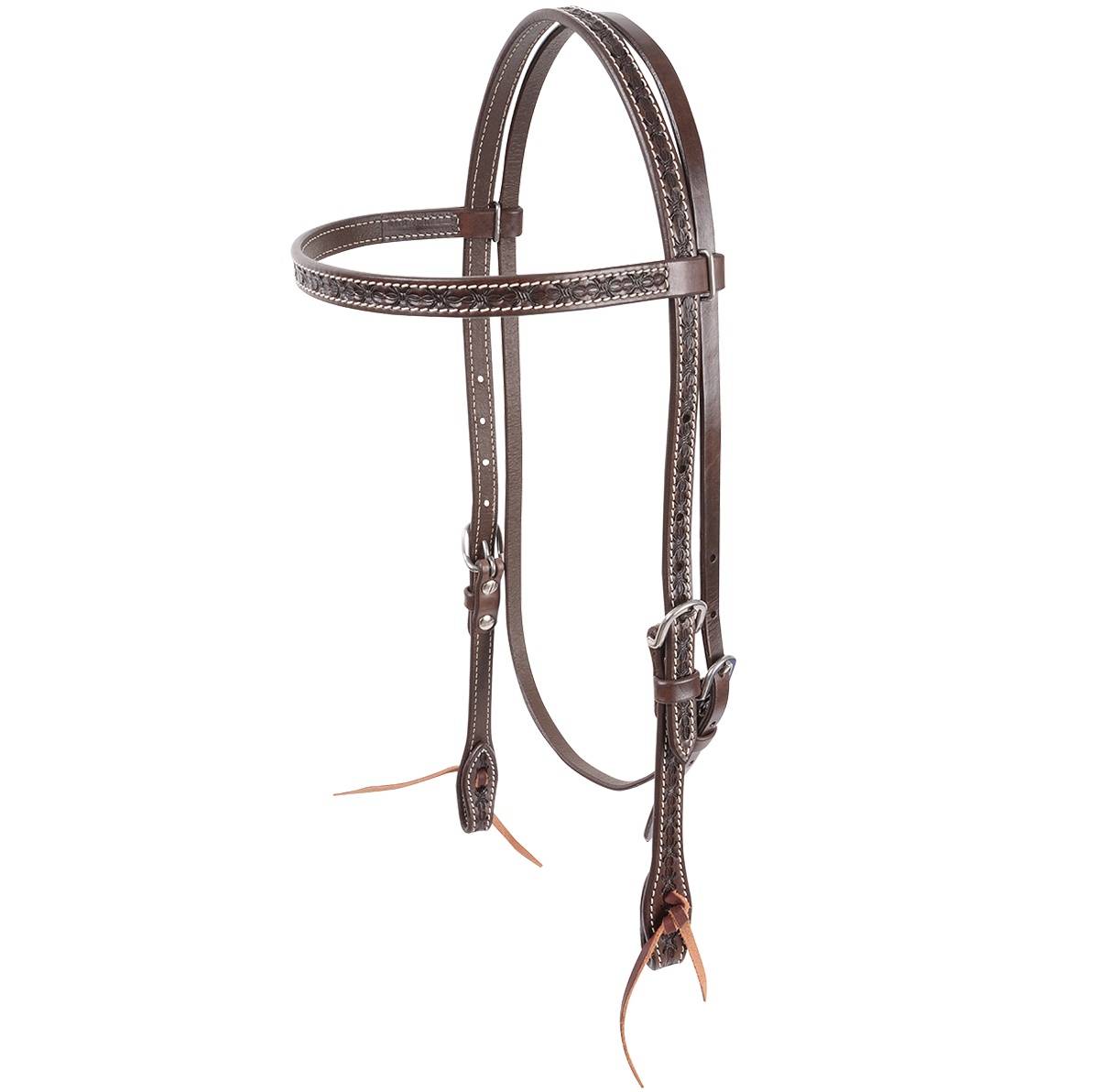 5-842775 Cashel Barbwire Tooled Browband Headstall sku 5-842775