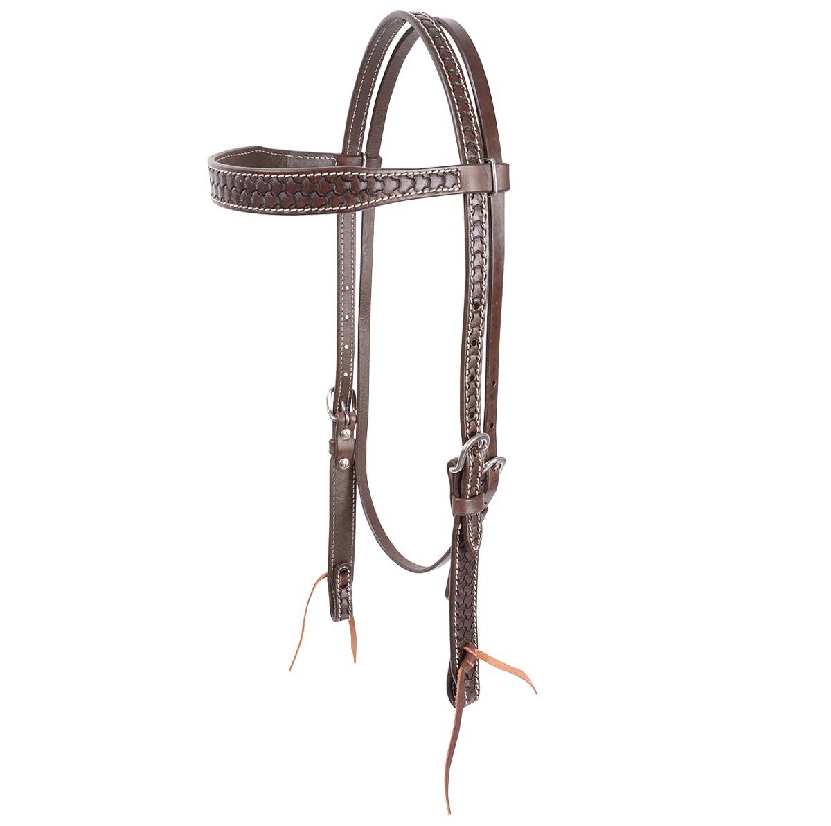 CASHEL Cashel  Shield Tooled Browband Headstall sku CASHEL