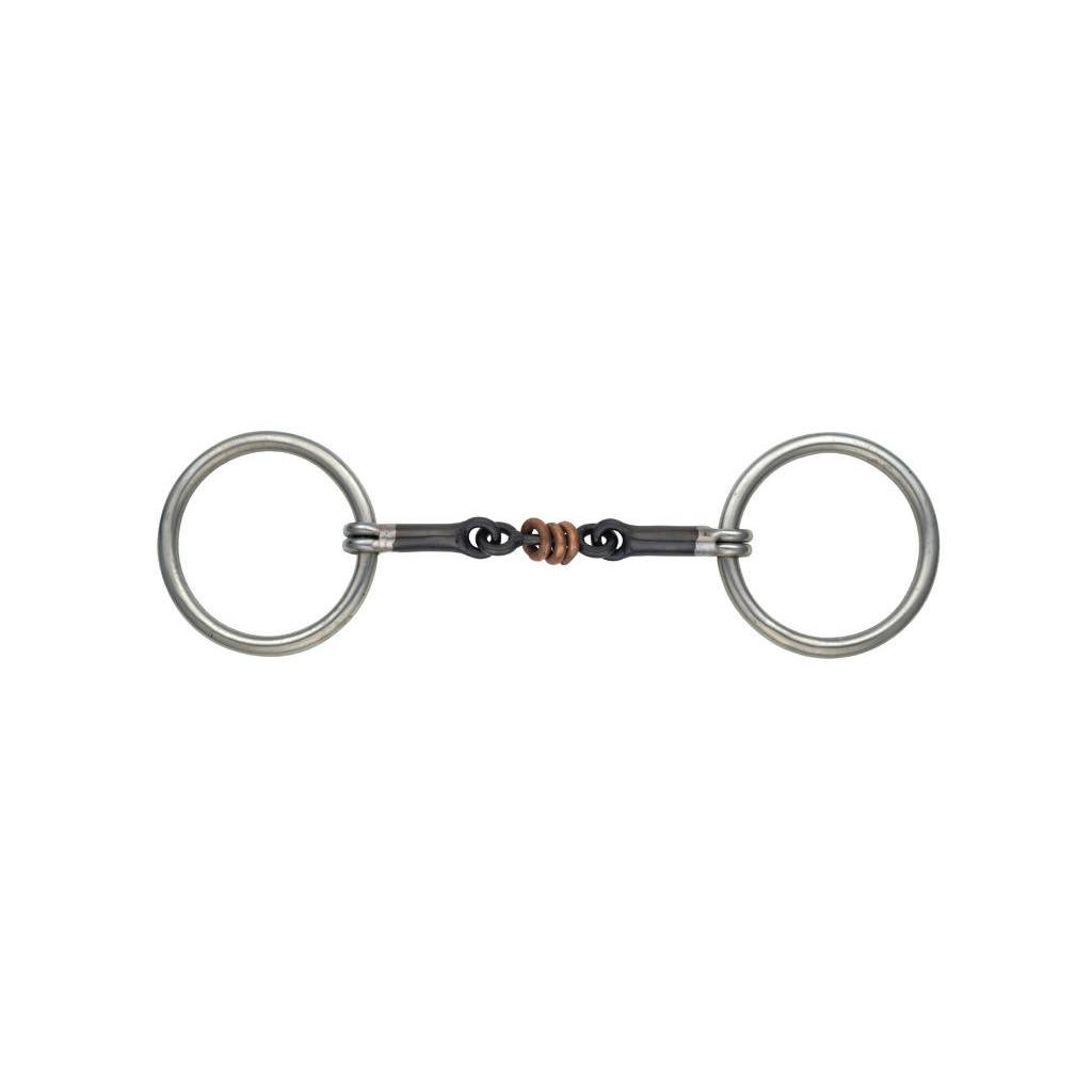 Shires Sweet Iron Copper Roller Snaffle