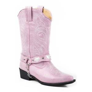 Roper Dale Narrow Toe Fashion Western Boot- Girl's
