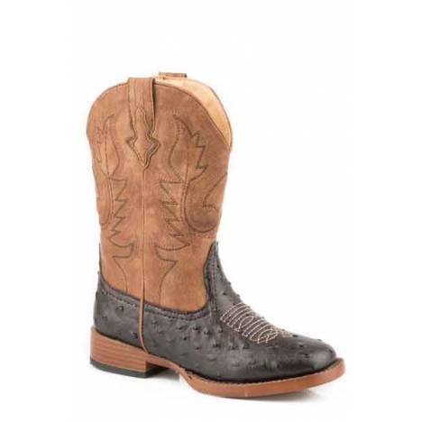 Roper Cowboy Cool Square Toe Western Boot- Boy's