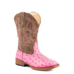 Roper Annabelle Square Toe Western Boot- Girl's