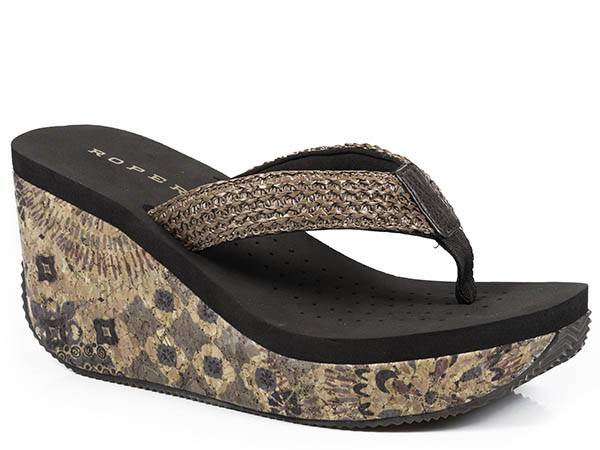 Roper Arizona Wedge Sandal- Ladies