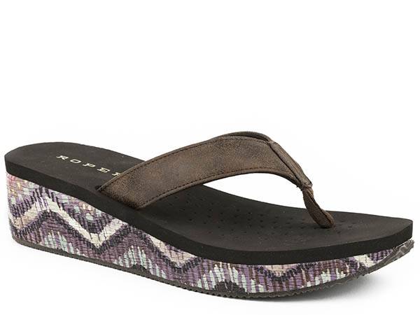Roper Wave Low Wedge Sandal-  Ladies