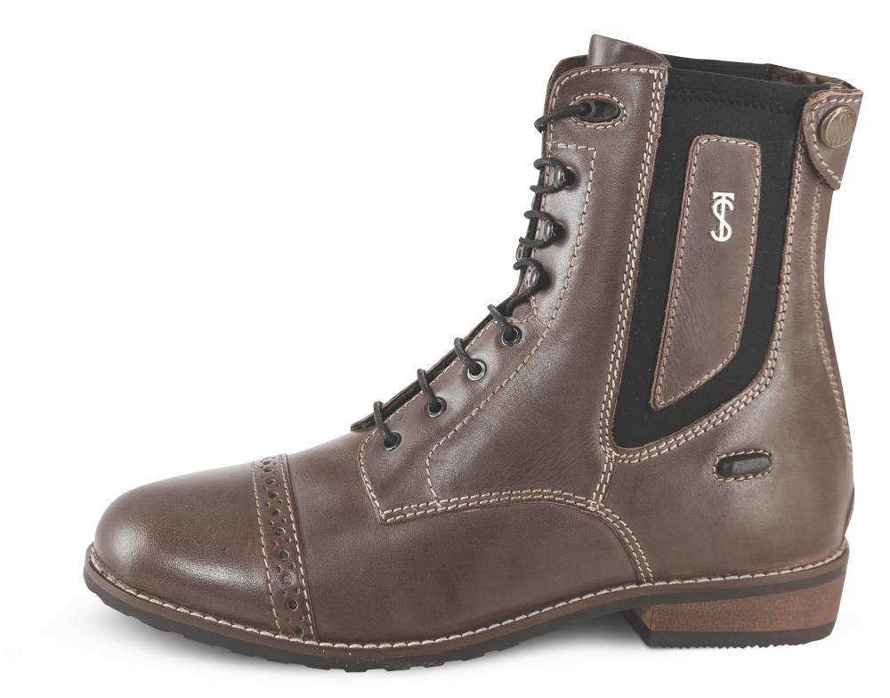 mens boots with laces and zip
