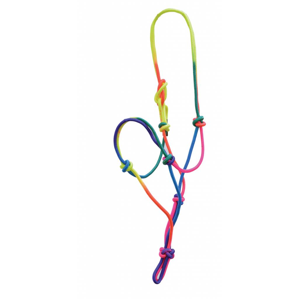 Equi-Sky Rainbow Rope Halter