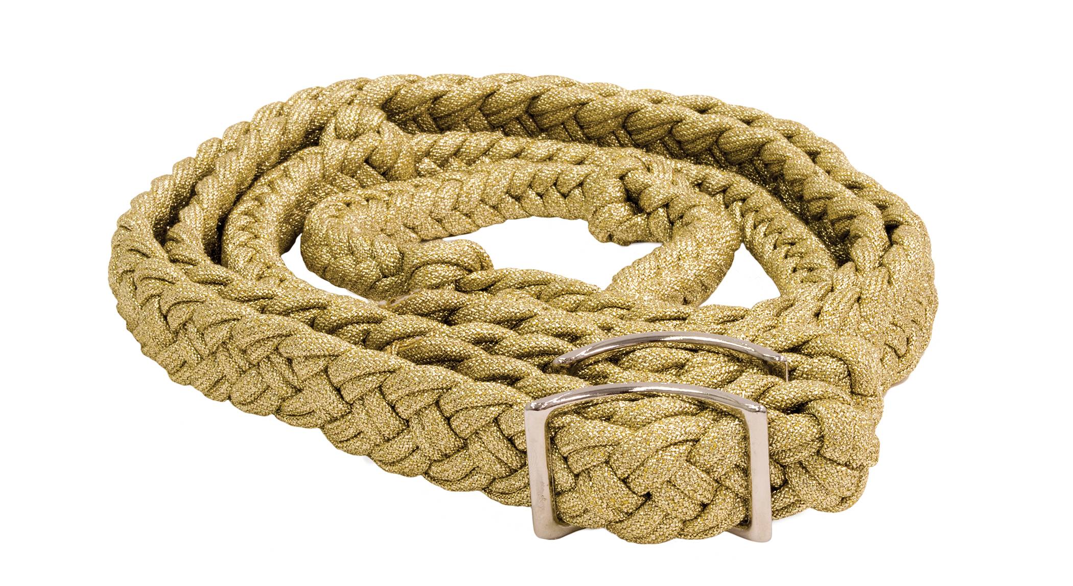 Equi-Sky Metallic Braided Barrel Rein