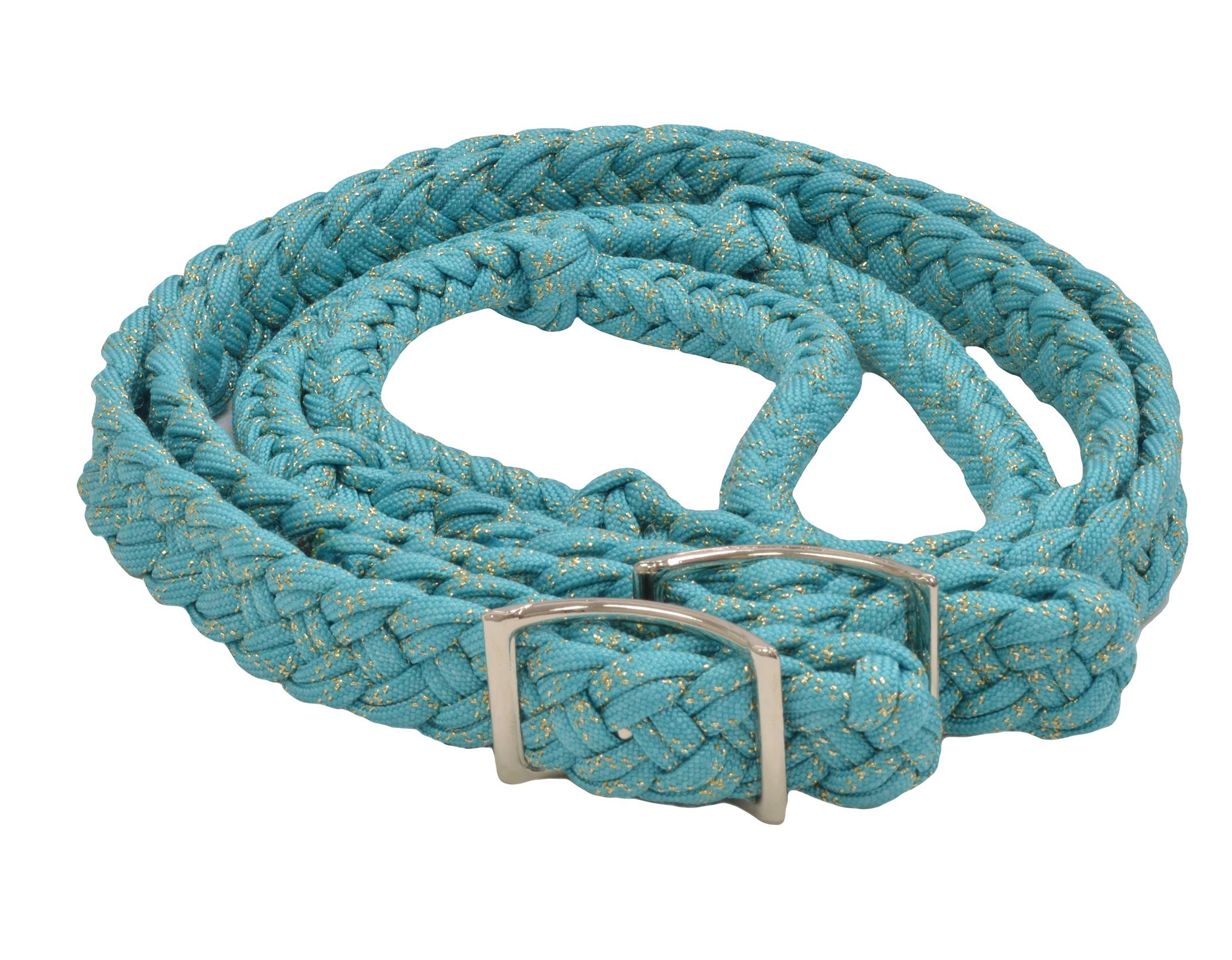 5-848686 Equi-Sky Glitter Braided Barrel Rein sku 5-848686