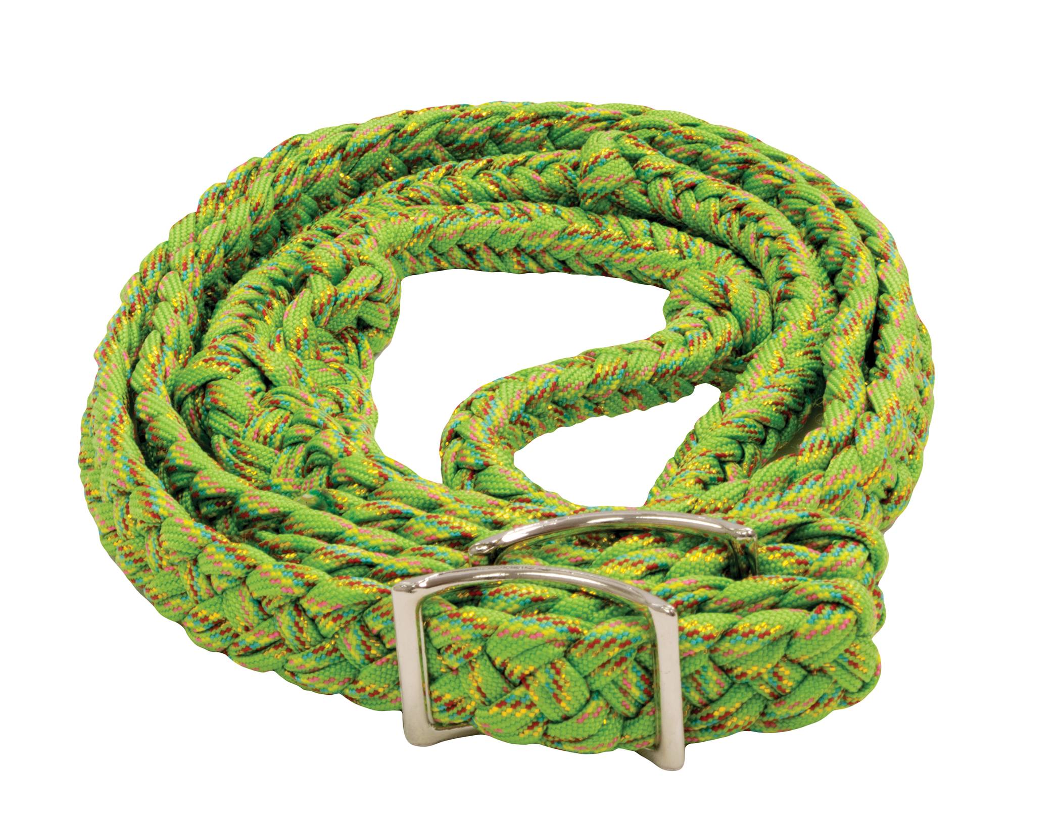 5-848689 Equi-Sky Confetti Glitter Braided Barrel Rein sku 5-848689