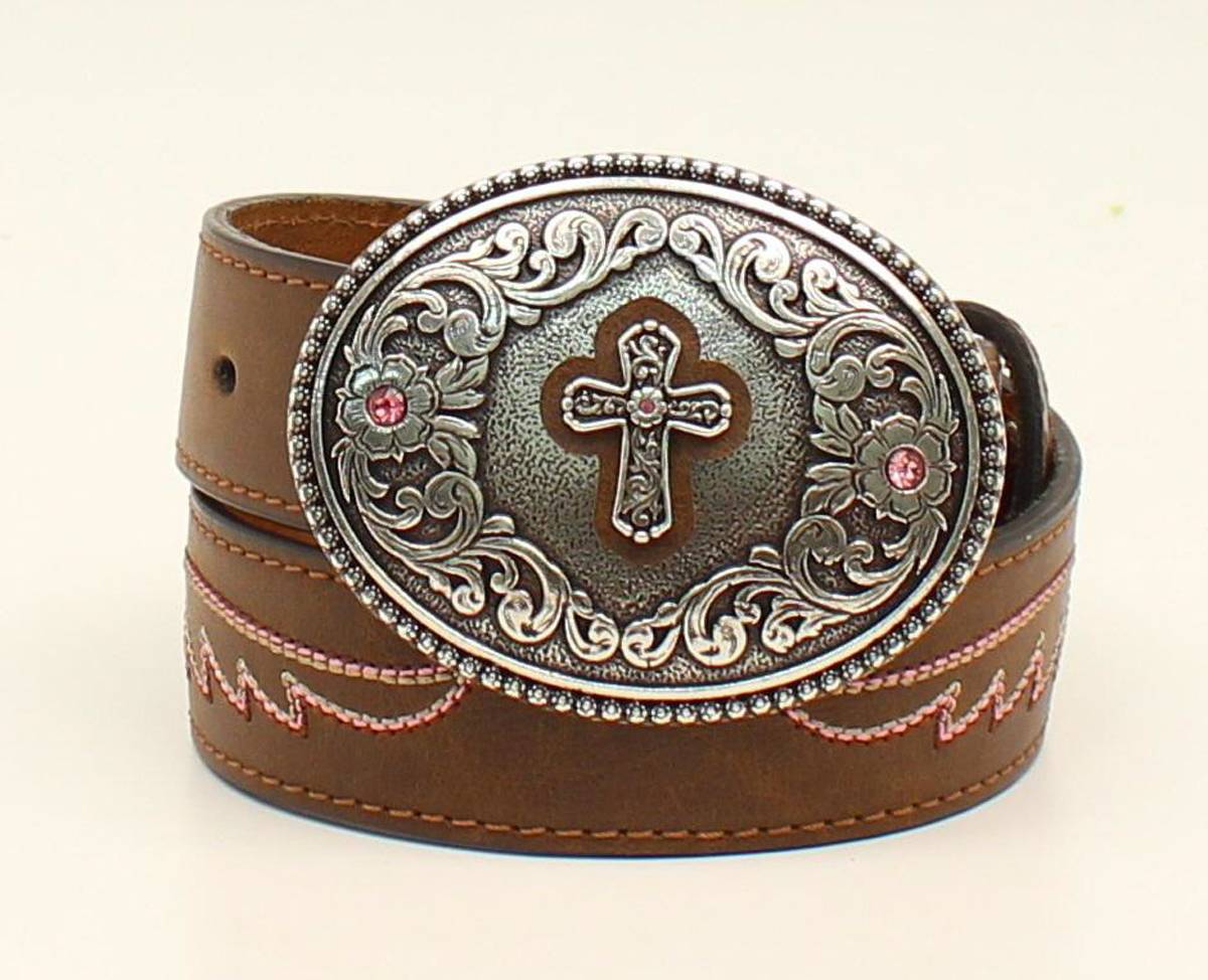 Ariat Cross Buckle Belt - Girls