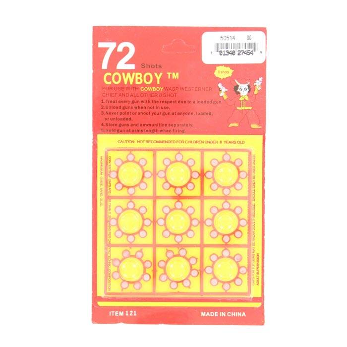 M&F Western Ring Caps - 24 Cards Per Pkg.