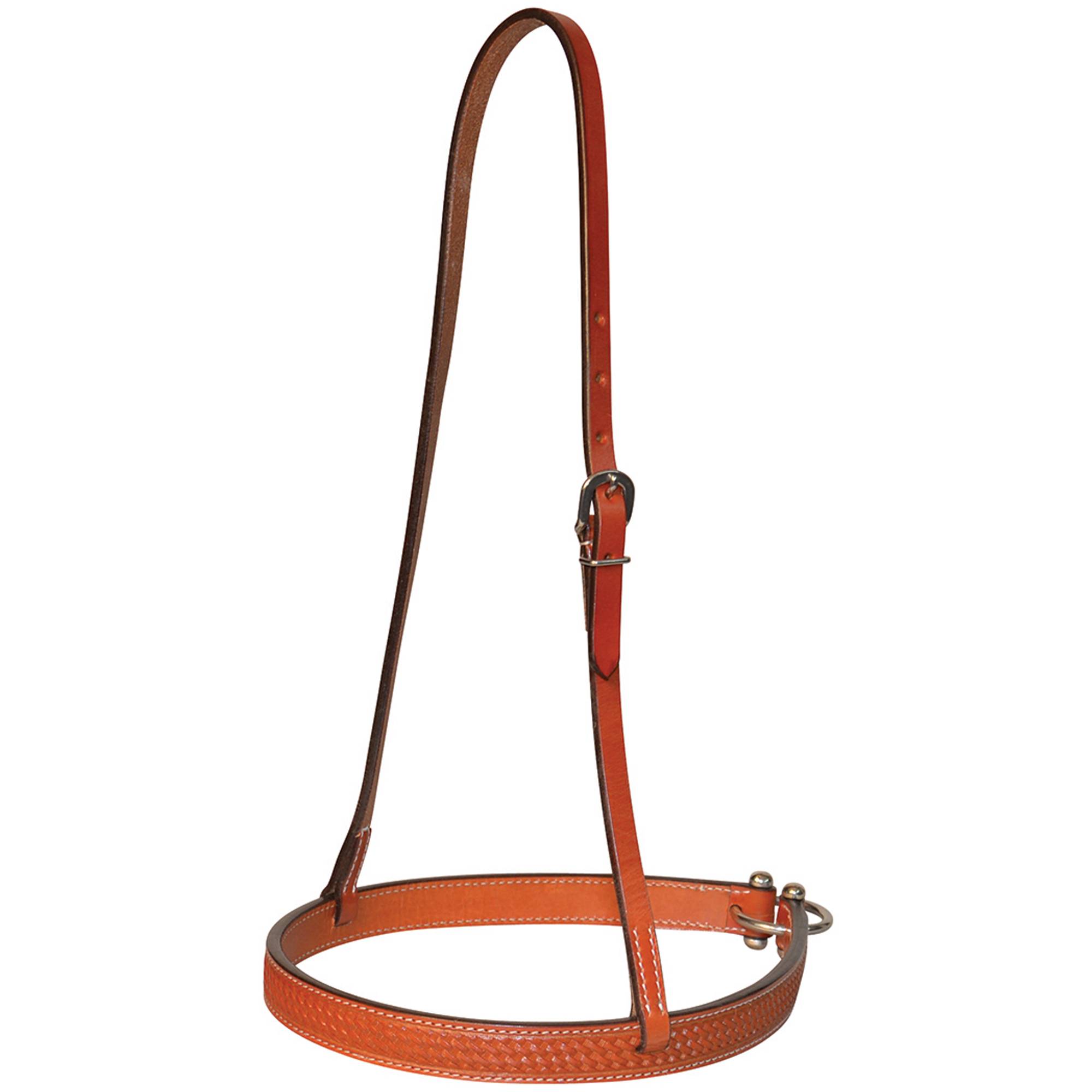 5-850192 Circle Y Straight Basket Tooled Noseband sku 5-850192