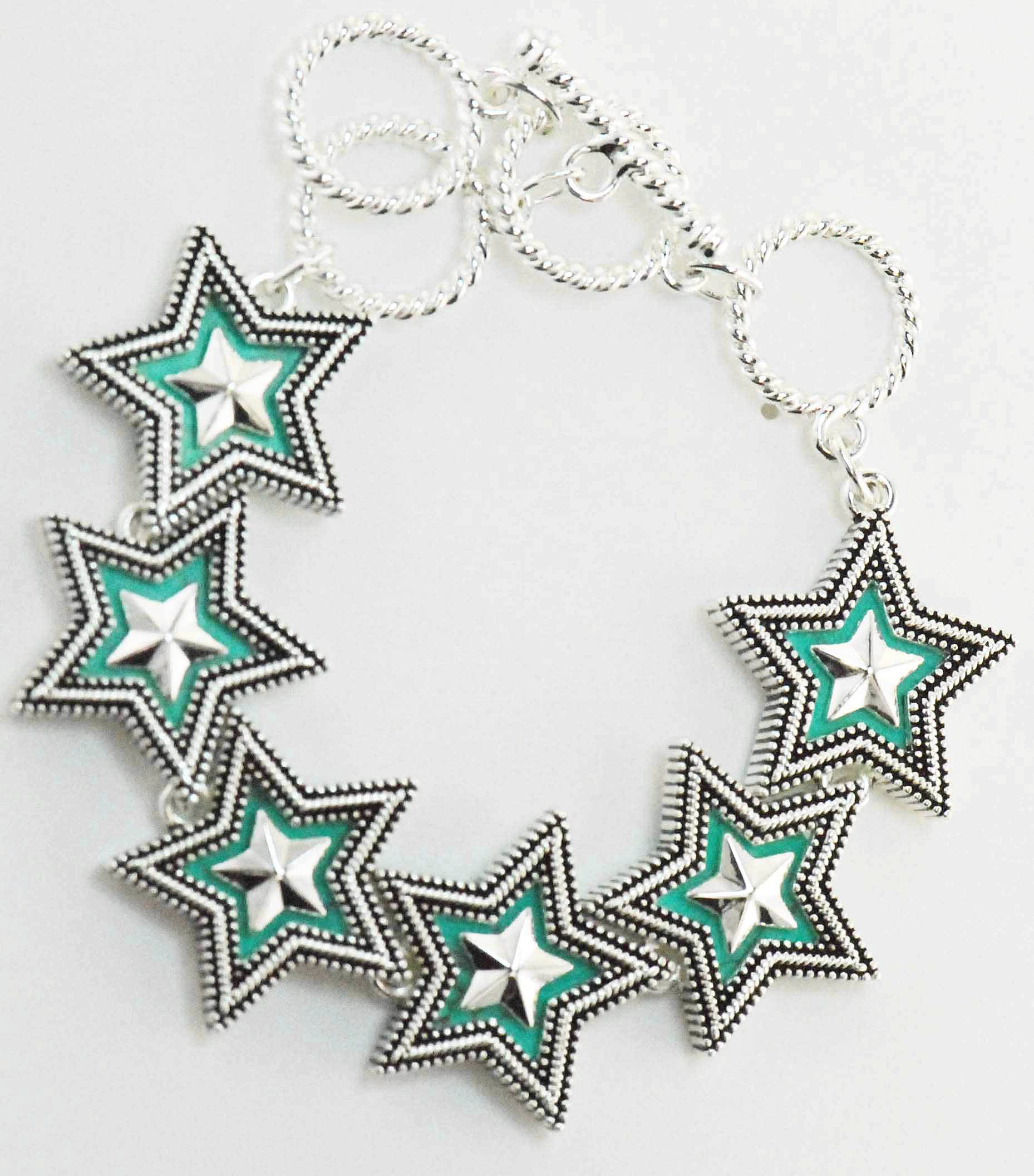 5-851030 Western Edge Crystal Double Star Bracelet sku 5-851030