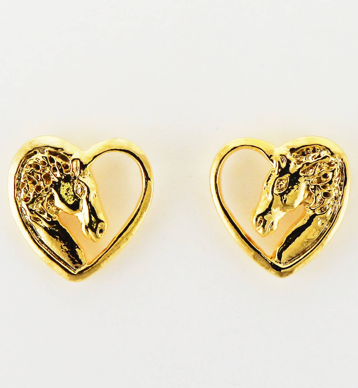 5-851141 Western Edge Profile Horsehead In Heart Earrings sku 5-851141