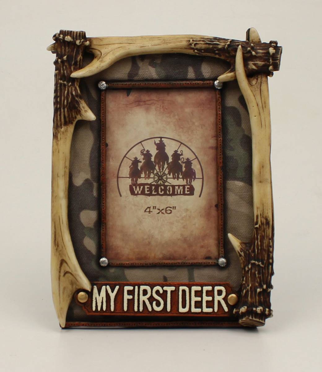 My 1st Deer Antler Picture Frame