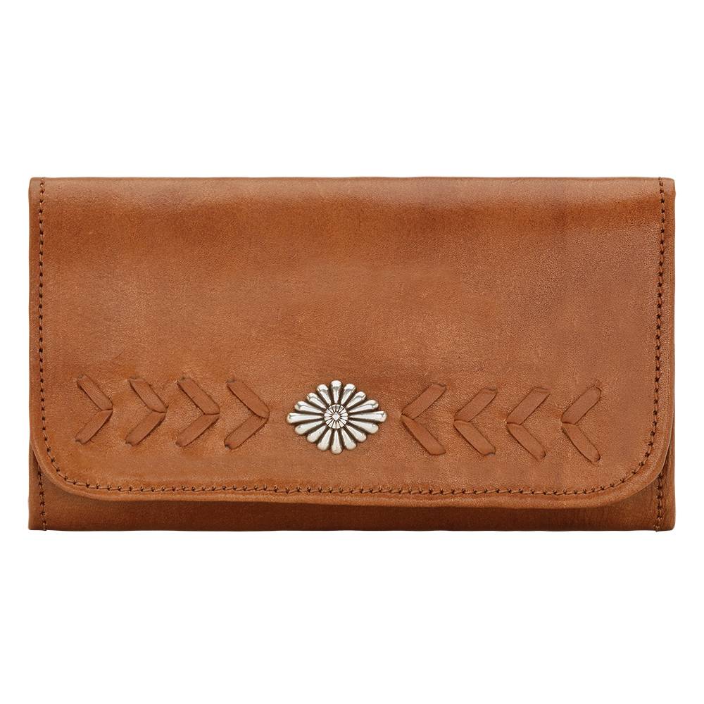 American West Ladies Mohave Canyon Tri Fold Wallet