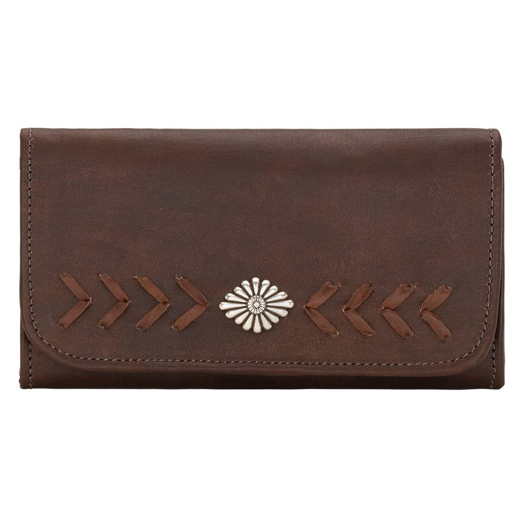 American West Ladies Mohave Canyon Tri-Fold Wallet