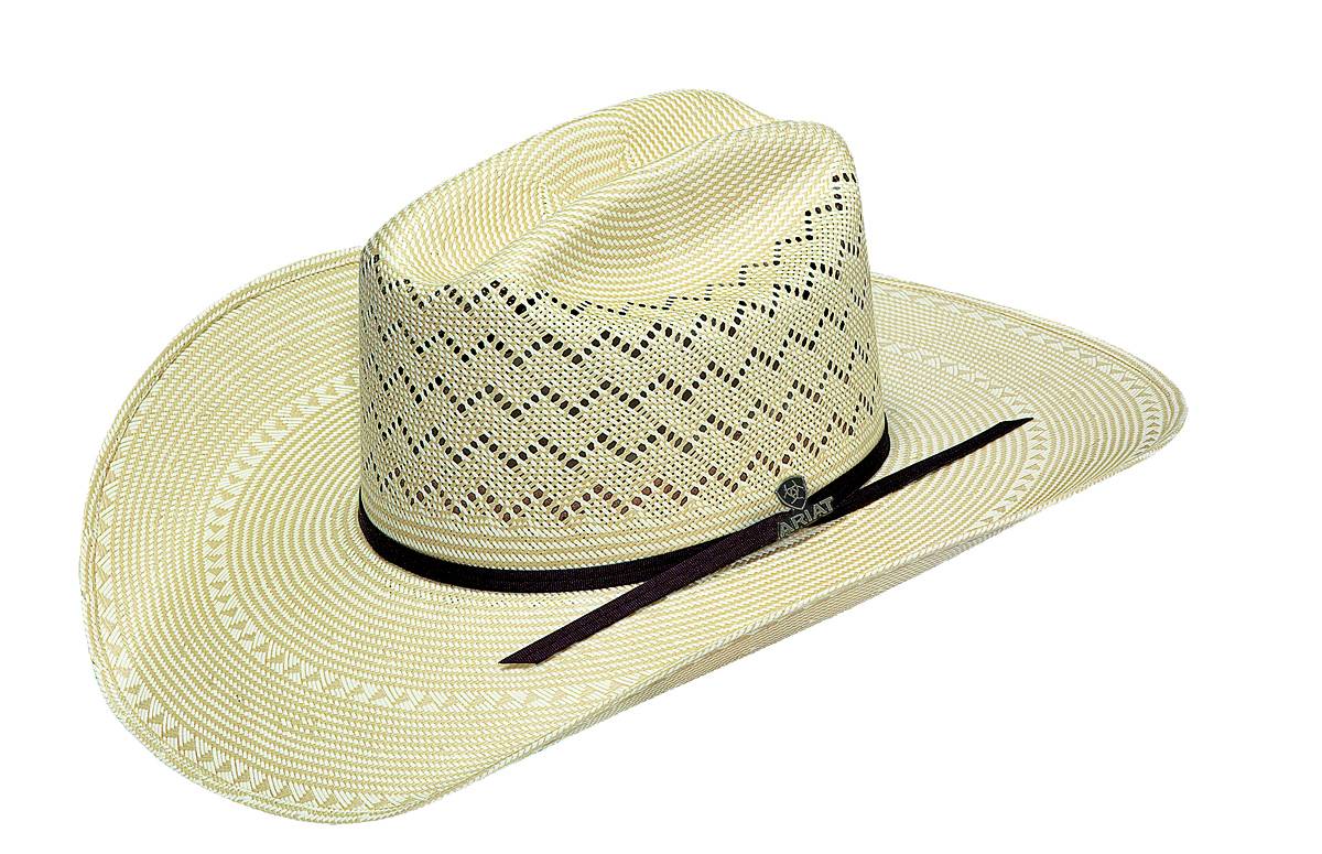 Ariat 20X Double S Western Straw Hat Mens