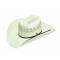 Ariat Mens 10X Double S Vented Straw Western Hat